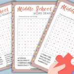 Free Printable Word Searches For Middle School