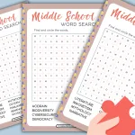 Free Printable Word Searches For Middle School