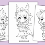 Gacha Life Coloring Pages Printable