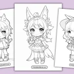 Gacha Life Coloring Pages Printable