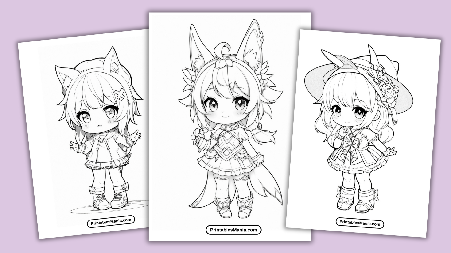 Gacha Life Coloring Pages Printable