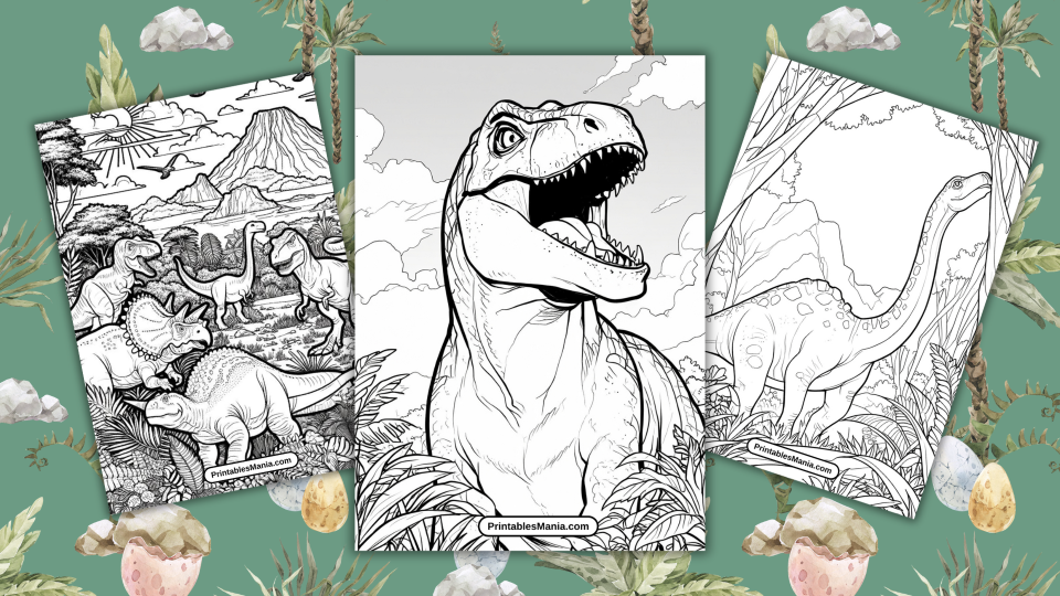 Jurassic World Coloring Pages Printable - Printables Mania
