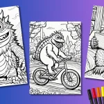 My Pet Monster Coloring Pages