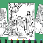 Zacchaeus Coloring Page