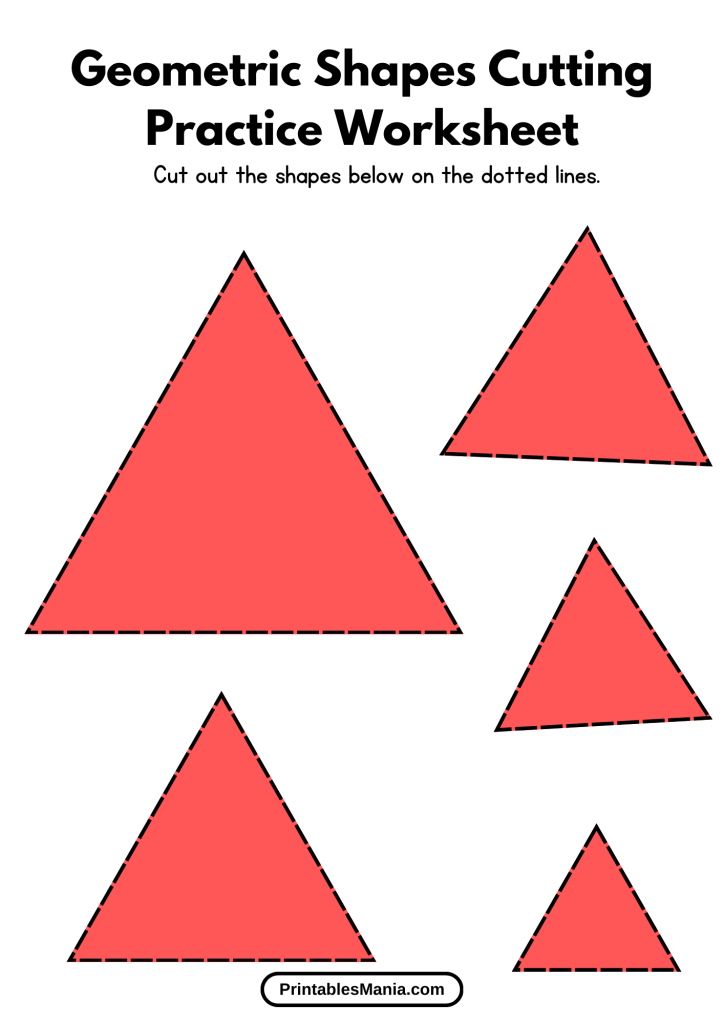 free cutting worksheets pdf