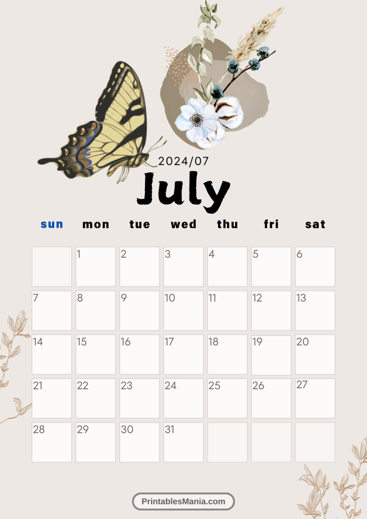 free july calendar 2024 pdf