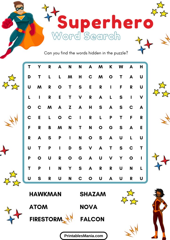 Superhero Puzzle For Kids