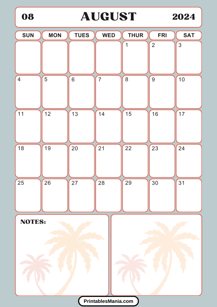 august calendar pdf