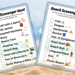 Beach Scavenger Hunt Printable