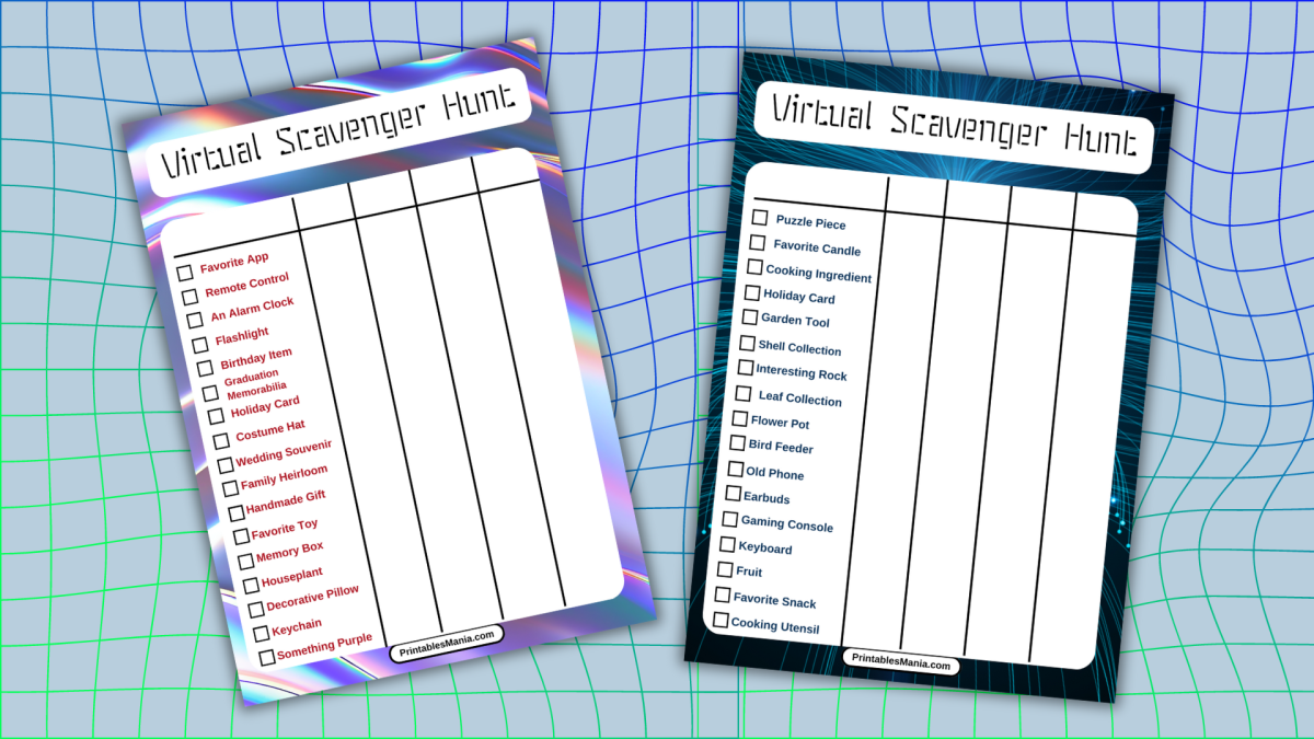 Virtual Scavenger Hunt Printables Mania