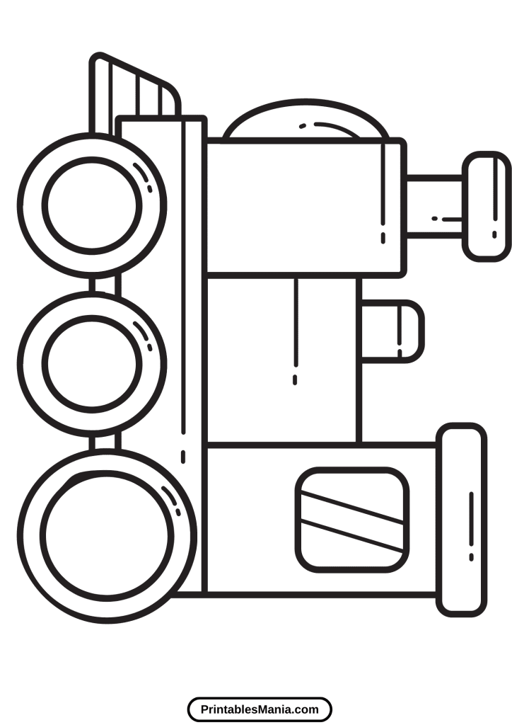 free printable train template