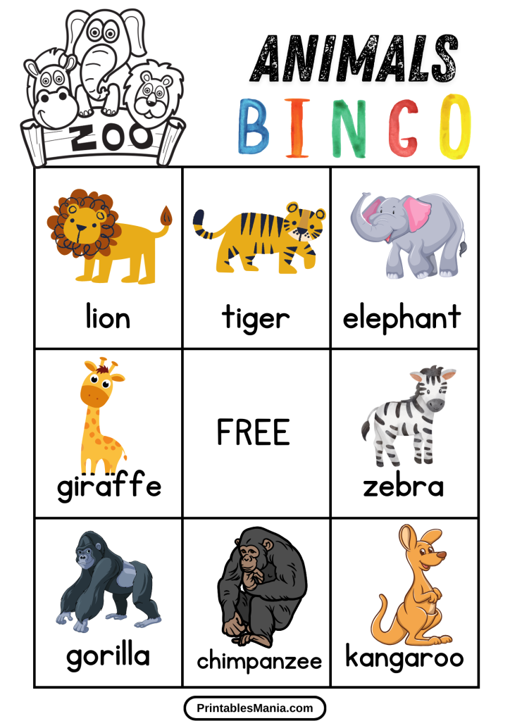 animal zoo games for kids