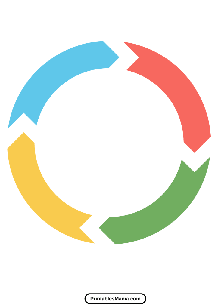 printable circle graph template