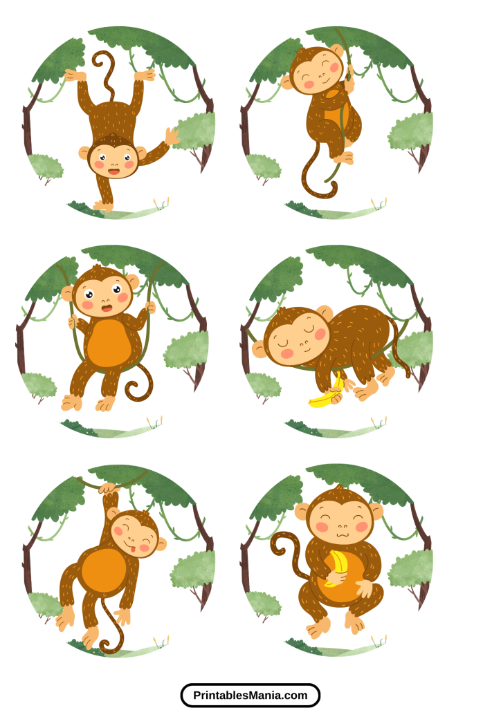 safari cupcake toppers free printables