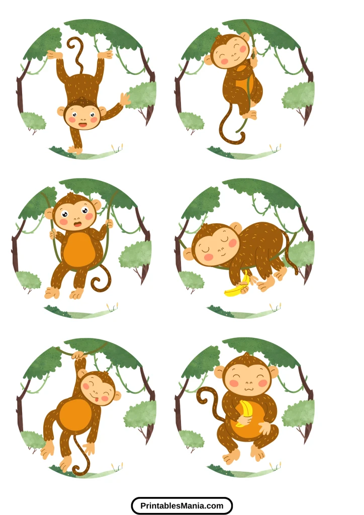 safari cupcake toppers free printables