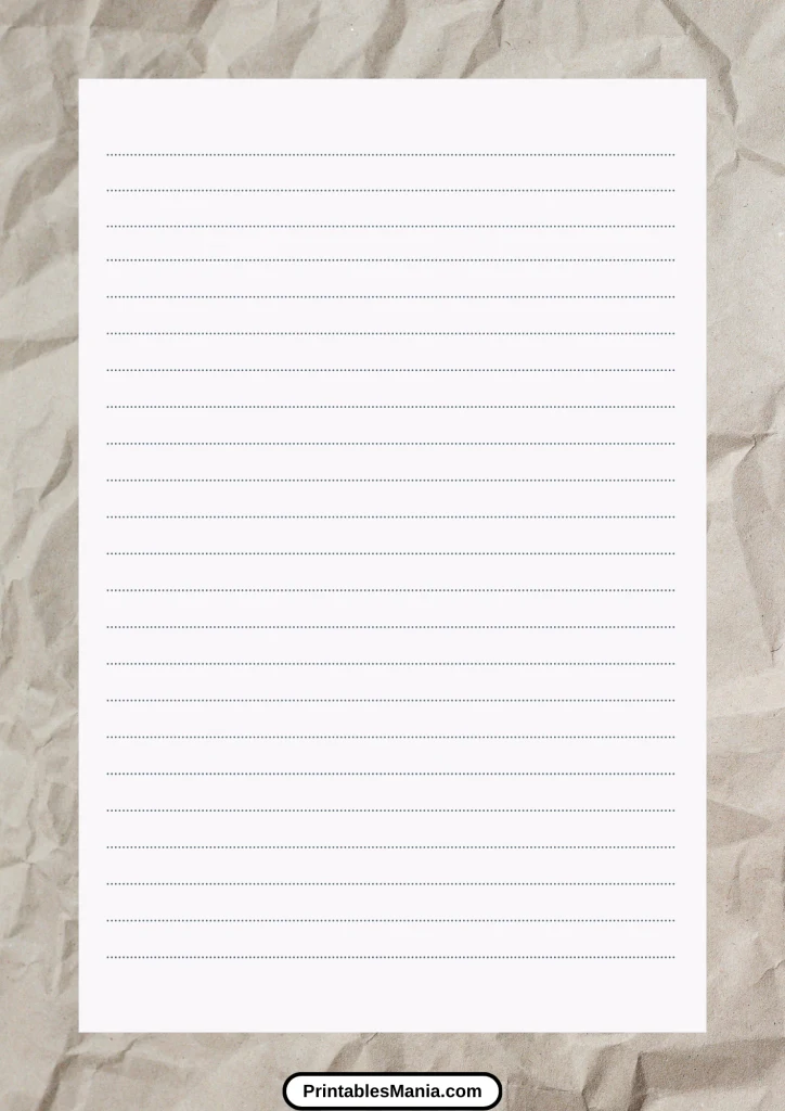 printable lined paper