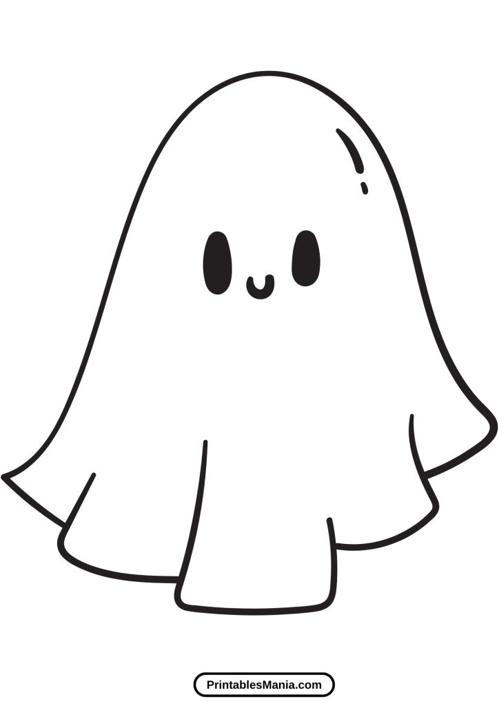 printable ghost template