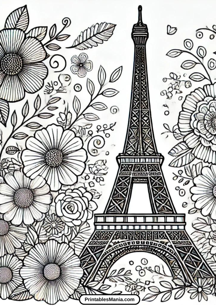 free printable eiffel tower