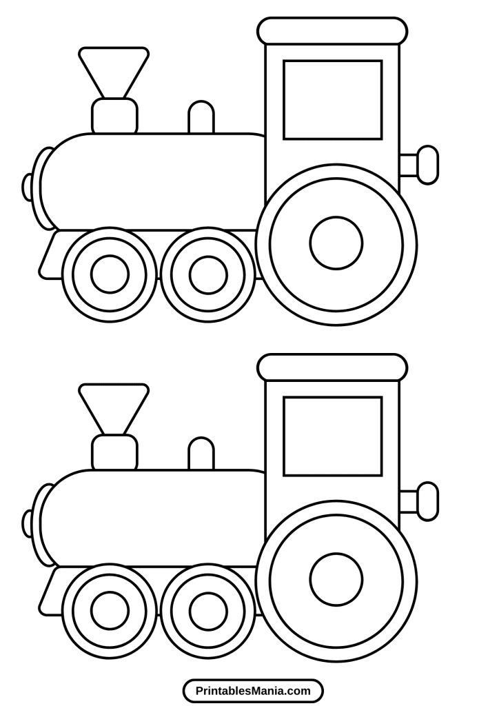 classic steam train printable for kids’ coloring fun