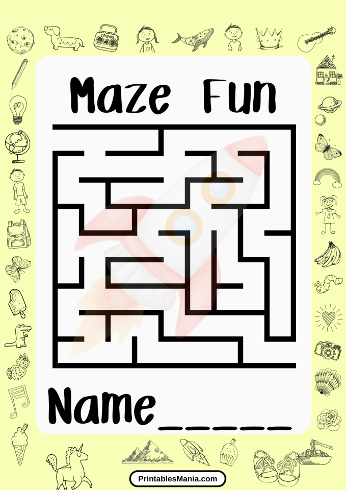 Printable Mazes For Kids Printables Mania