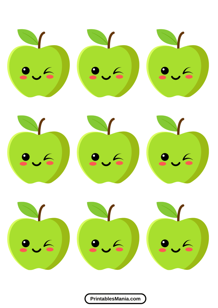 apple template printable for educational activities