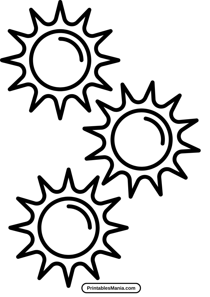 sun template for classroom projects