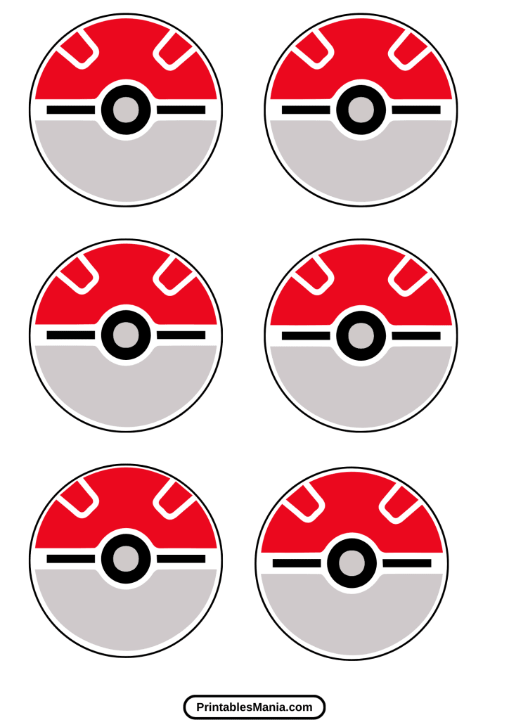 pokemon cupcake toppers free printables