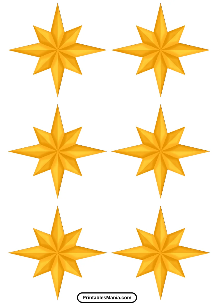 star cut out for printable crafts