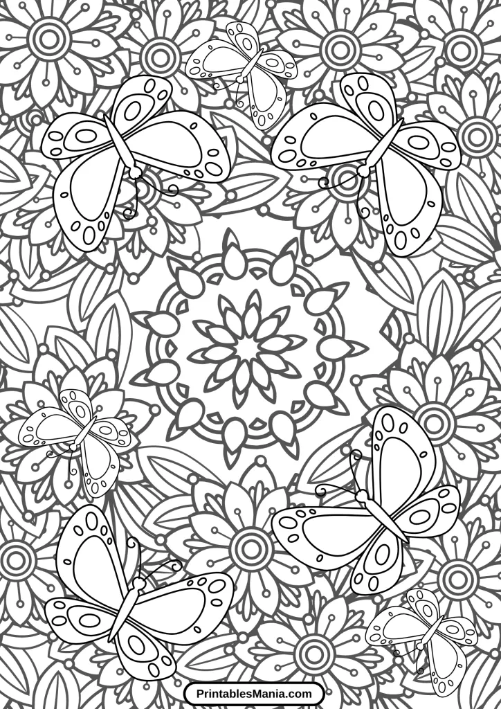 butterfly wings coloring pages