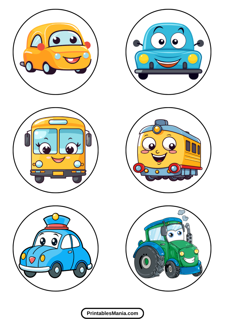 cars cupcake toppers free printables