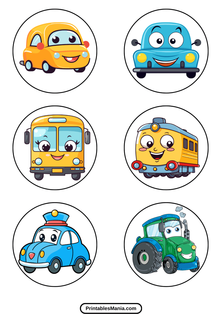 cars cupcake toppers free printables