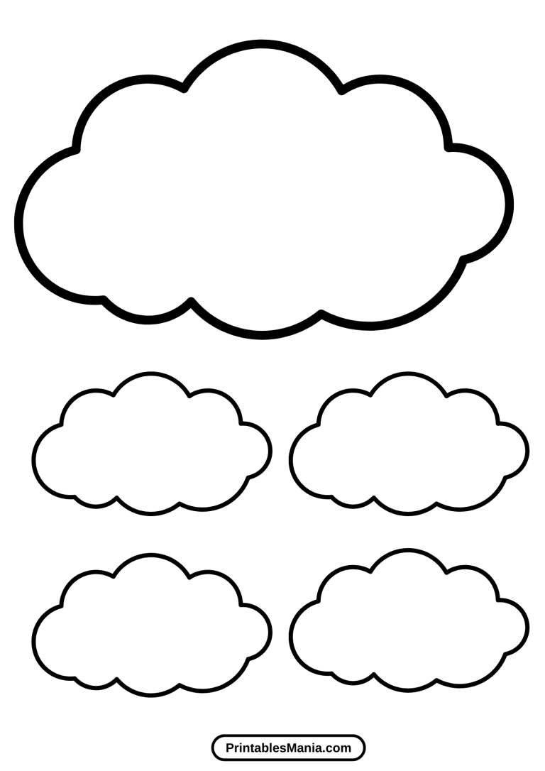 Cloud Printable Template Printables - 15 8 768x1086 