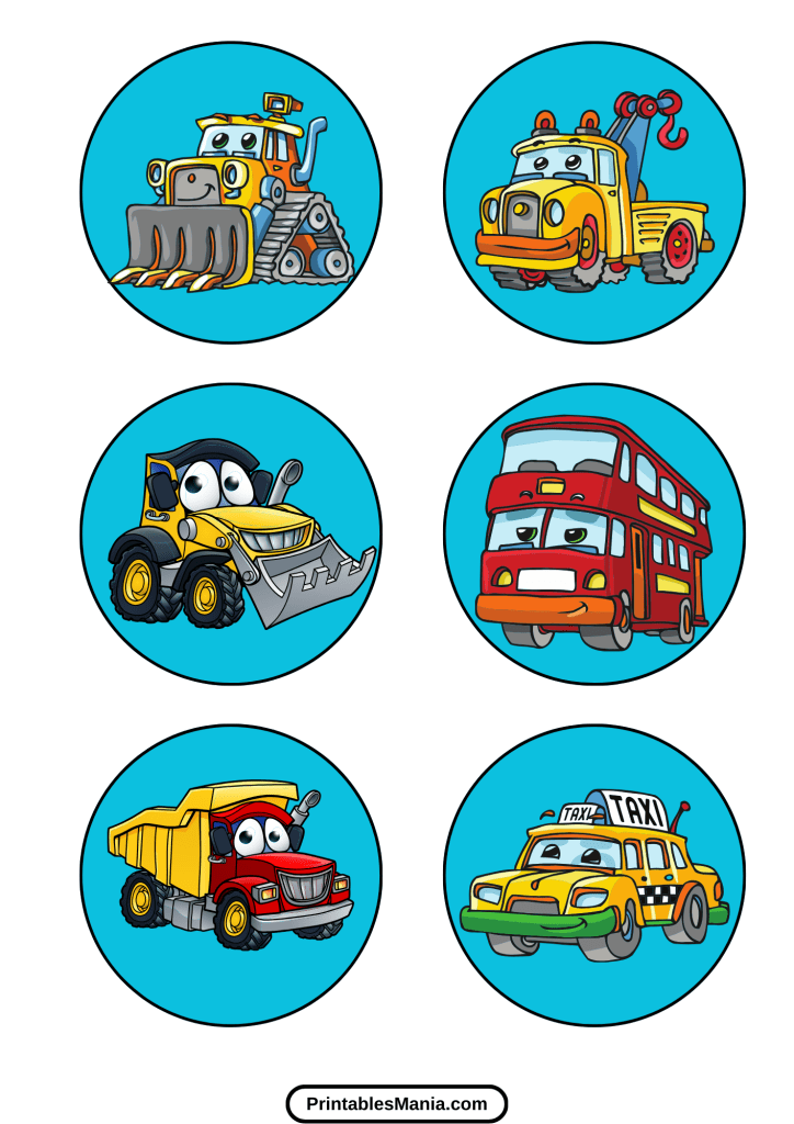 cars cupcake toppers printables free