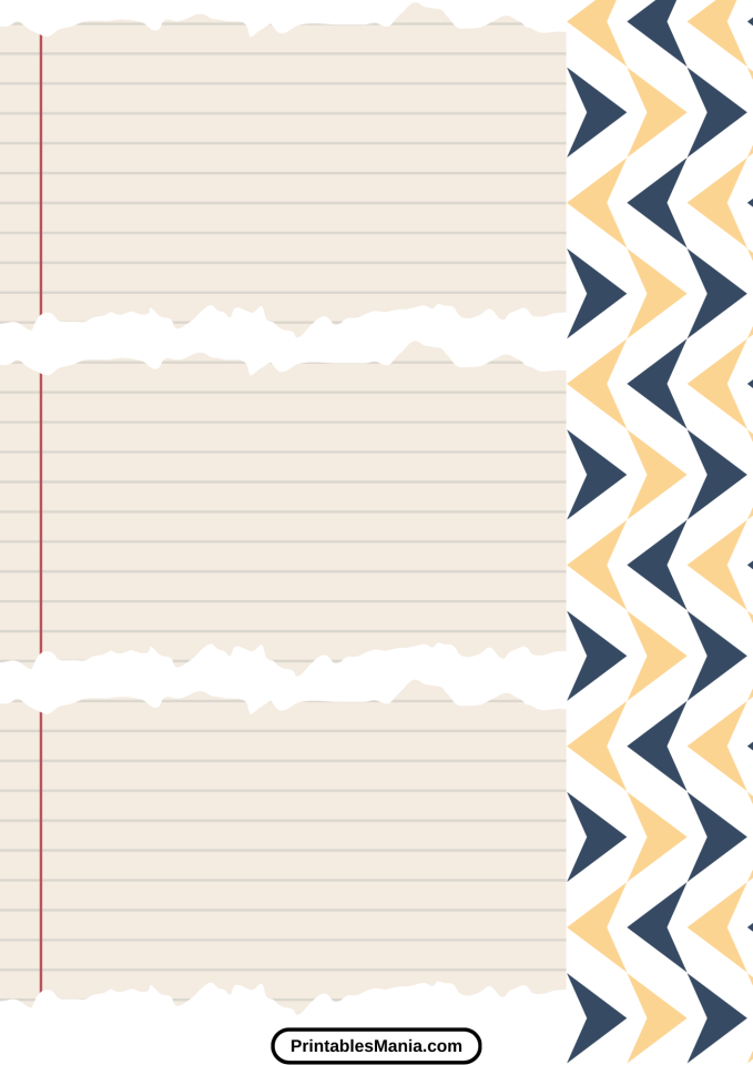Lined Paper Printable PDF - Printables Mania