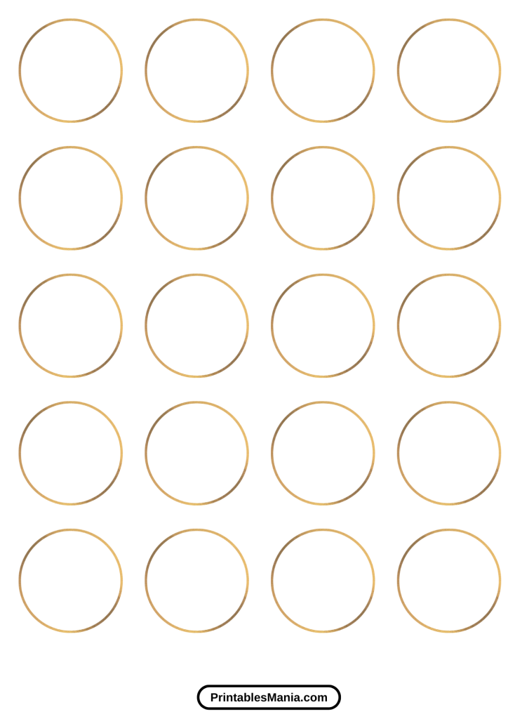 circle template for educational activities