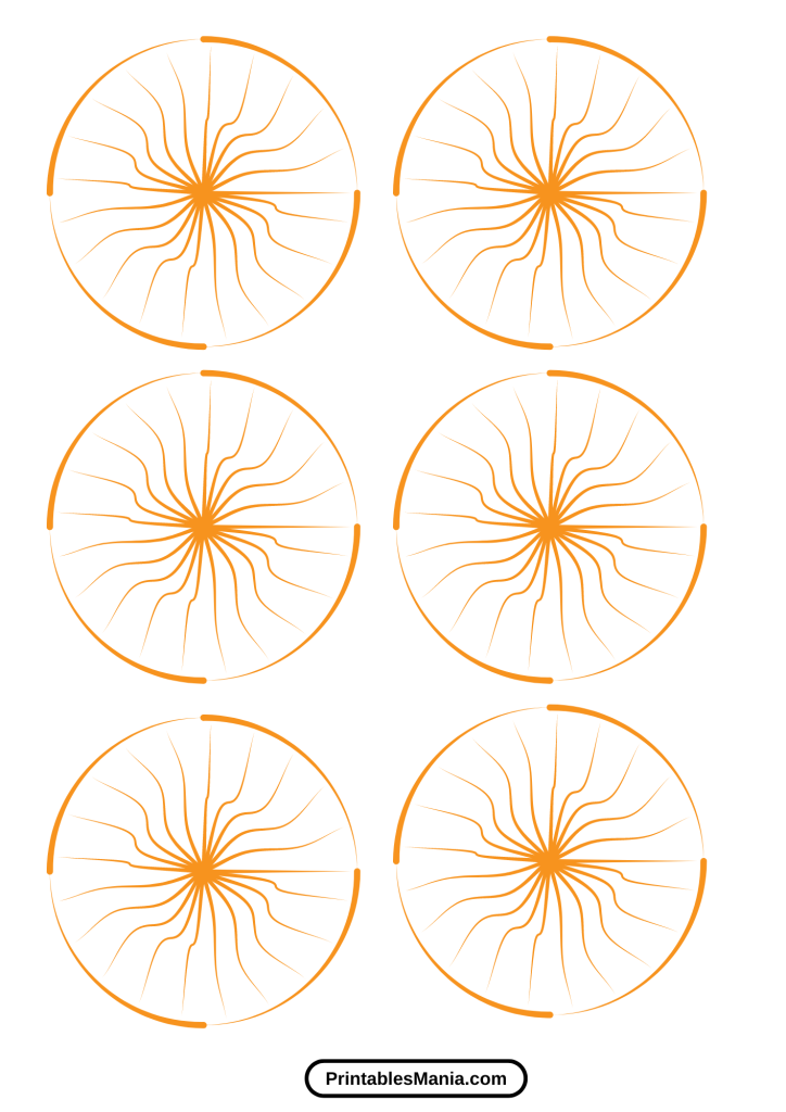 circle template for party decorations