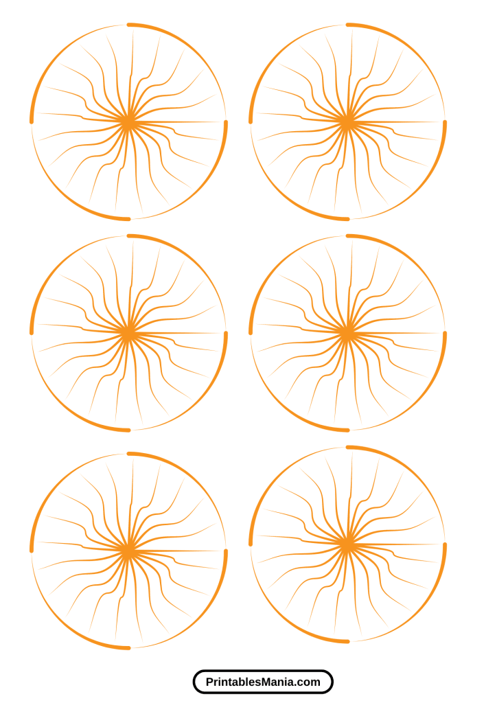 circle template for party decorations