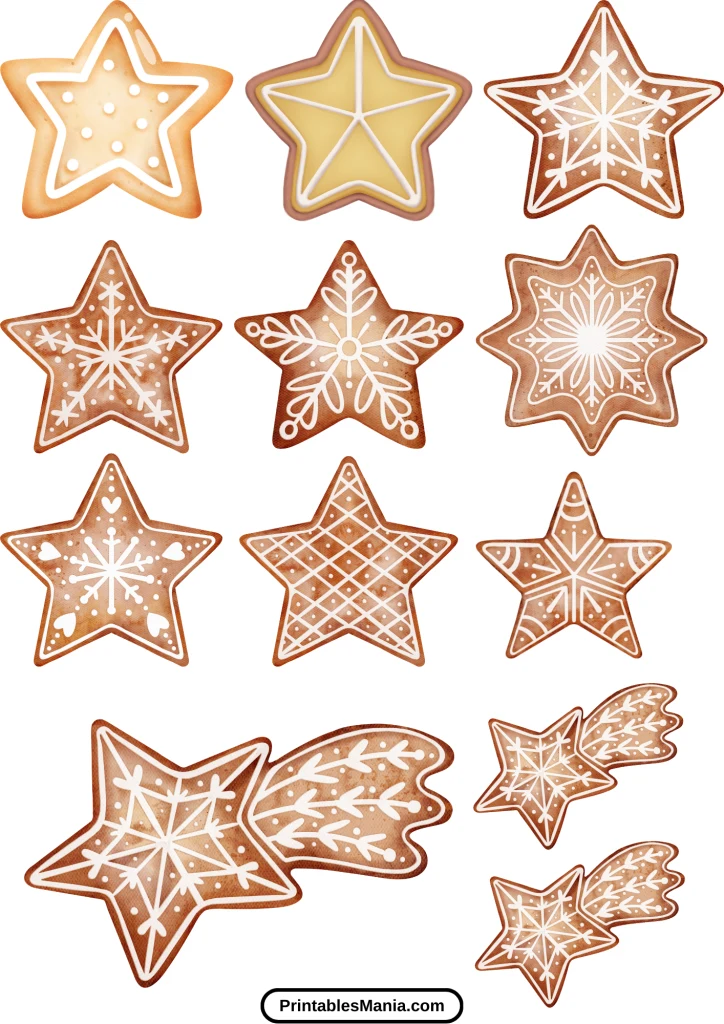 star shape cut out printable