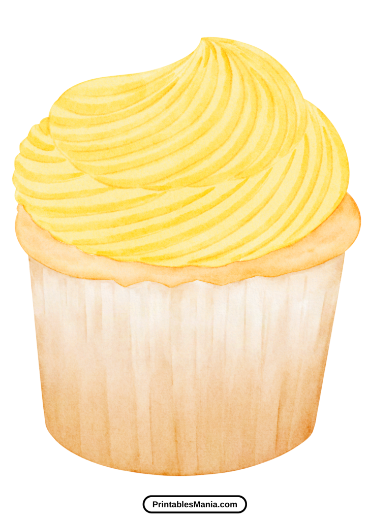 cupcake template for wall art