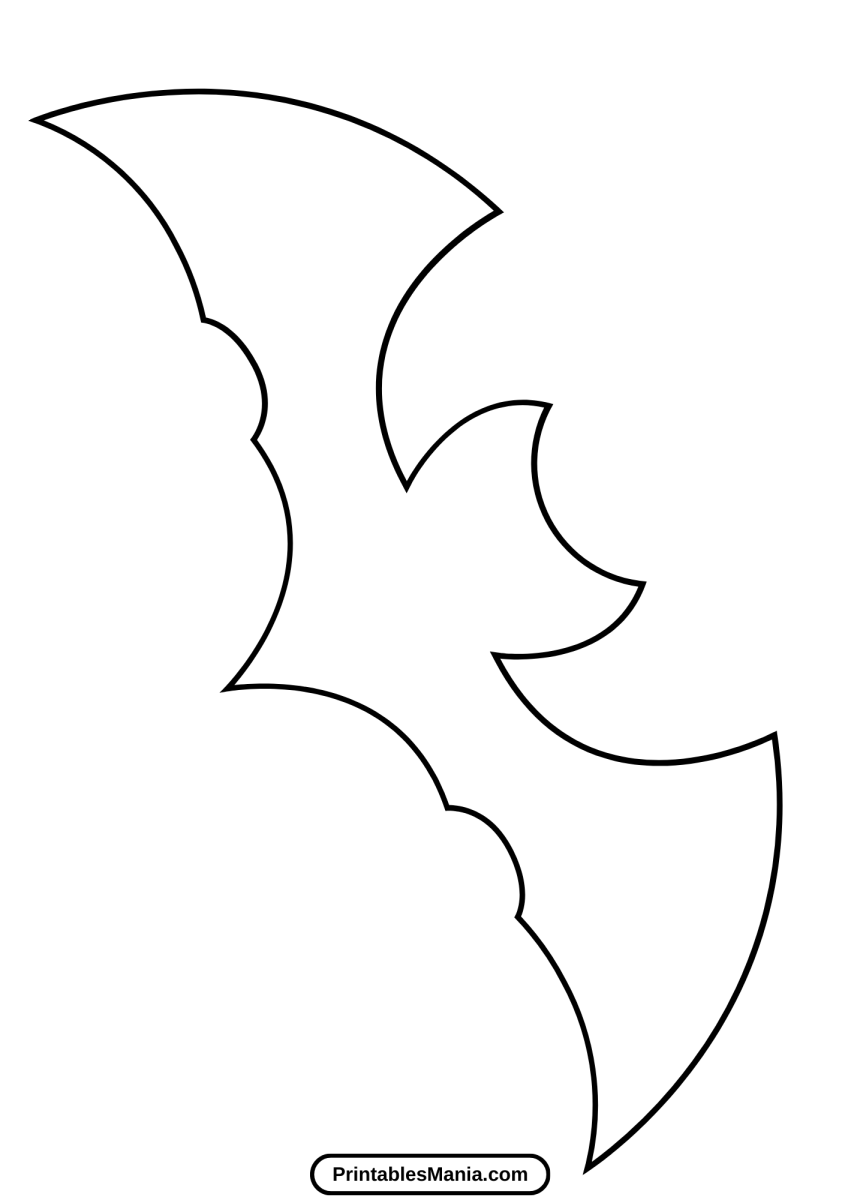 Bat Template Printable Printables Mania Bat Template Printable Printables Mania