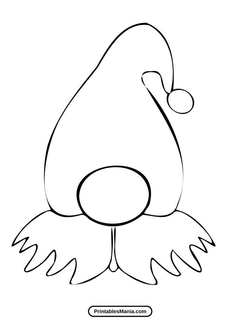 printable gnome pattern free