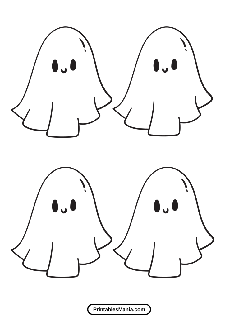 printable ghost face template