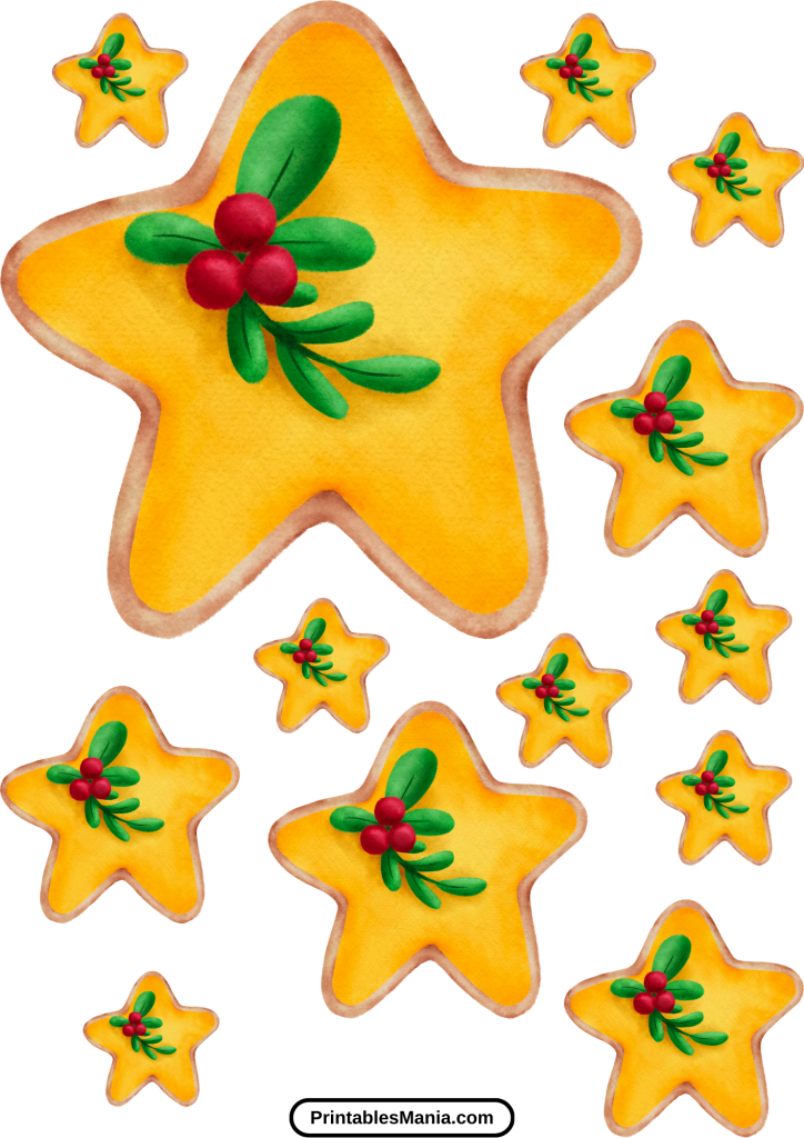 christmas star cut out template