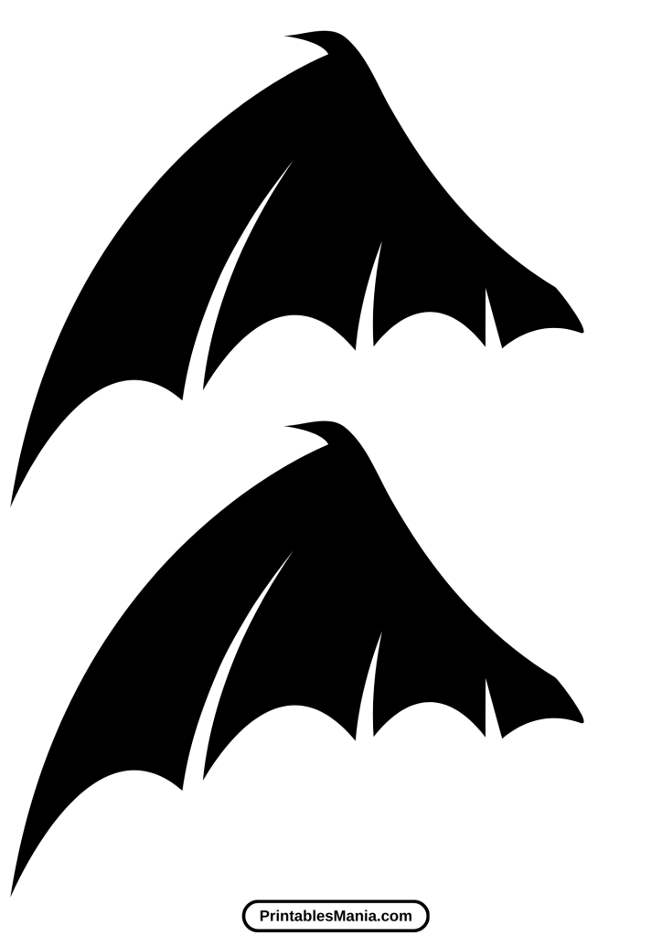 bat template printable for classroom use