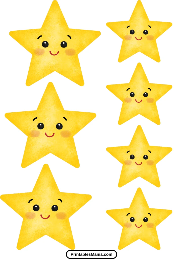 printable star cut out for school