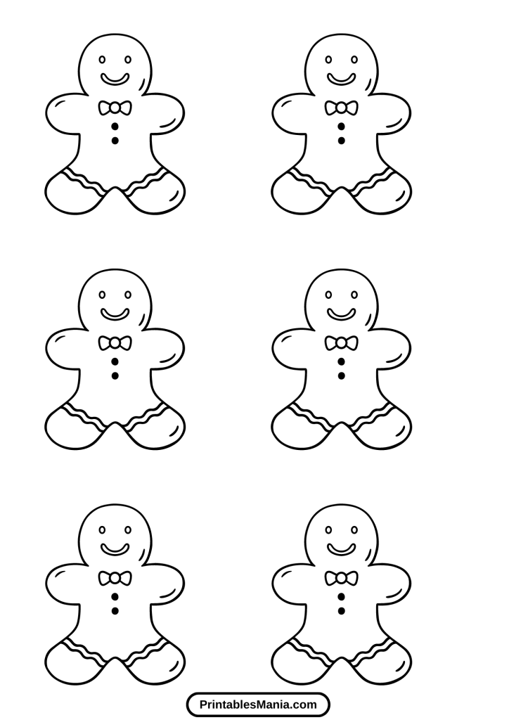 free gingerbread man template