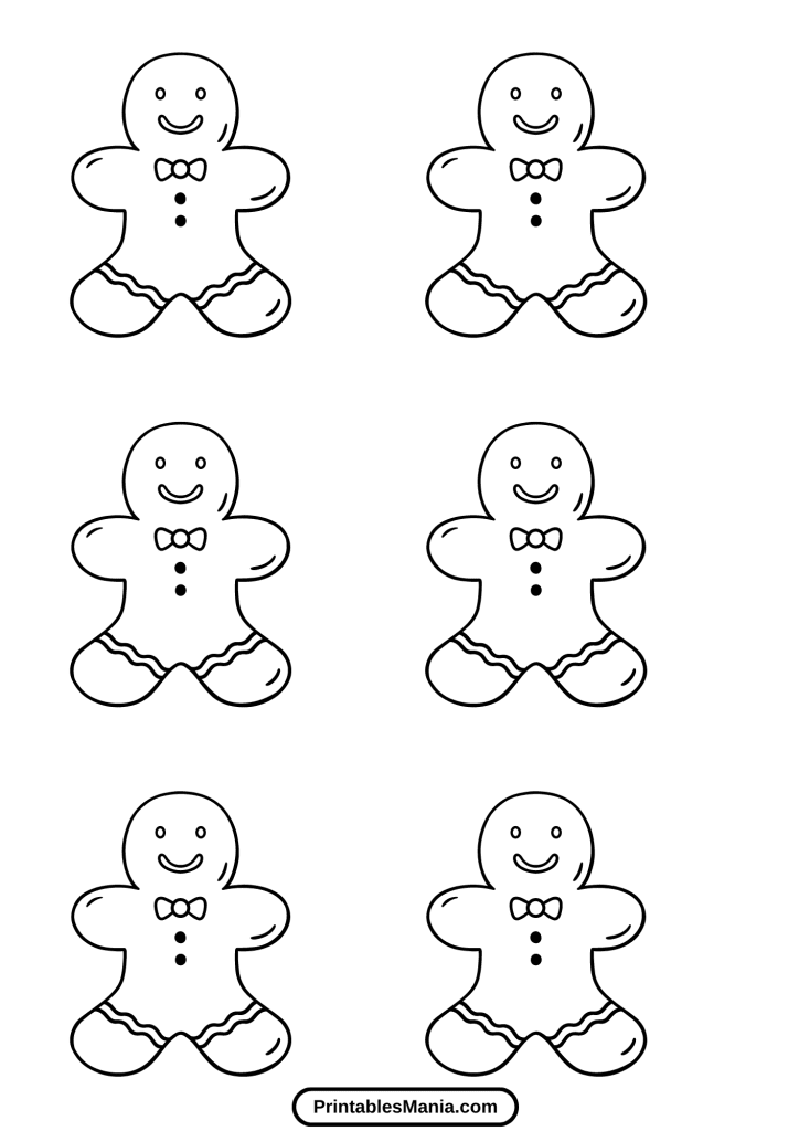 free gingerbread man template