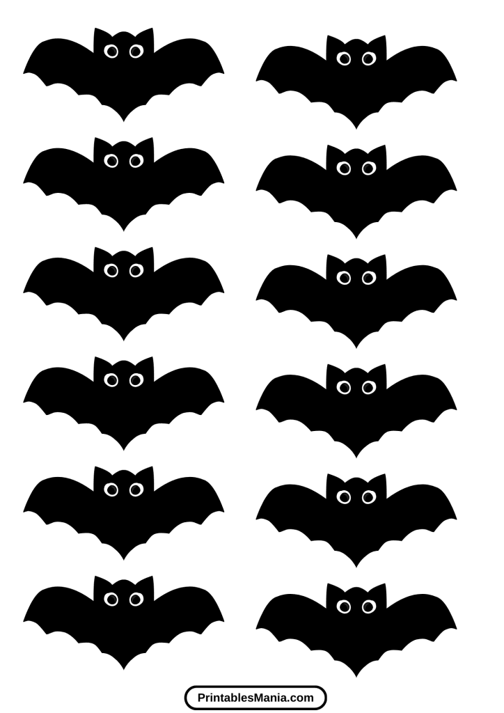 bat template printable for creative projects