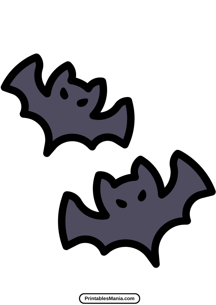 free printable bat template for kids