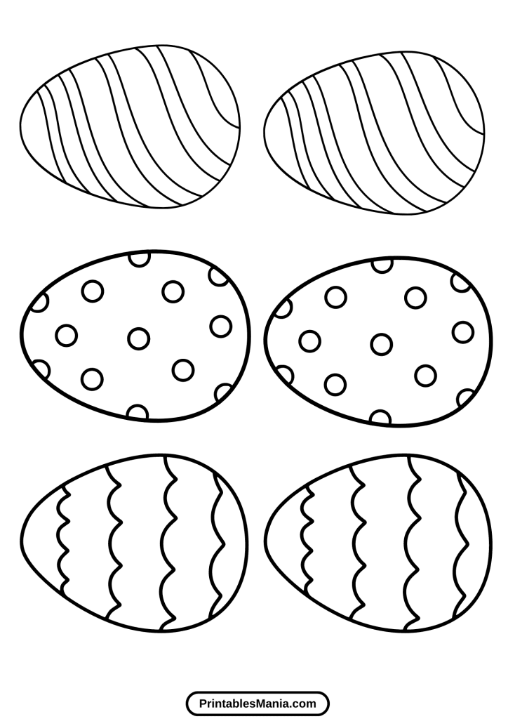 egg macaron template